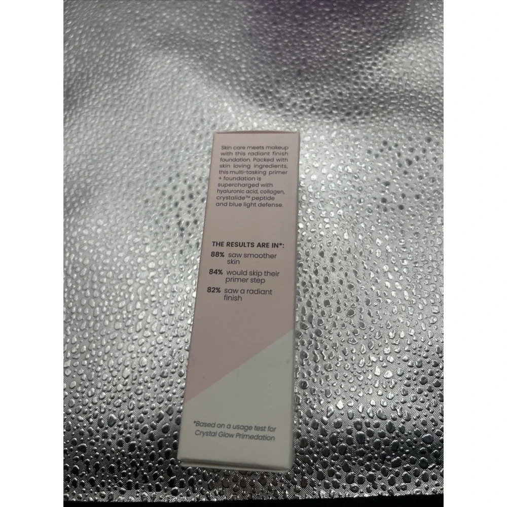 JOAH Crystal Glow Peptide-Infused Foundation 1.01 oz  MW020 Light  To Medium